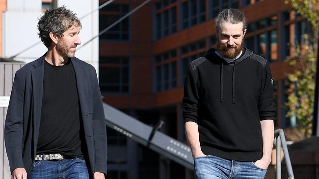 Co-CEOs of Atlassian Scott Farquhar and Mike Cannon-Brookes. Picture: AAP