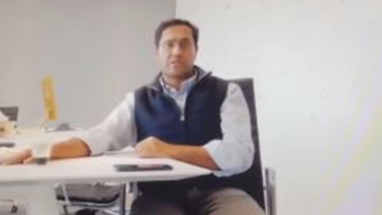 The CEO sacked all 900 employees on the Zoom call. Picture: YouTube