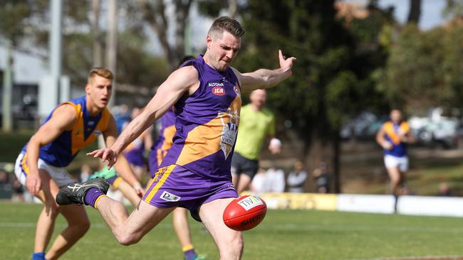 Mitch Turnbull played one of his best games for Altona according to his coach. Picture: Local Legends Photography