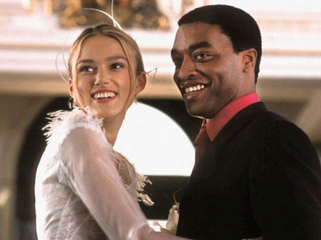 Juliet (Keira Knightley) and Peter (Chiwetel Ejiofor).