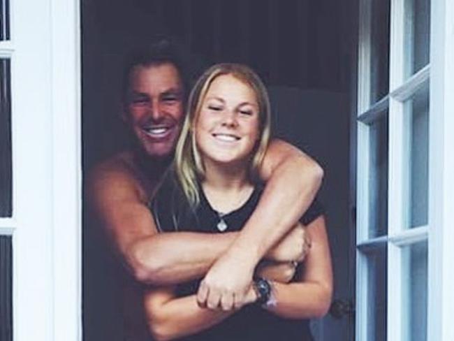 Brooke and Shane Warne