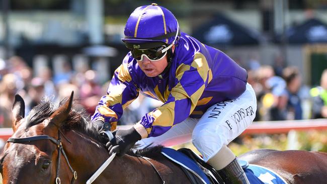 Barend Vorster suffered a broken collarbone after a fall in the Australia Stakes. Picture: AAP