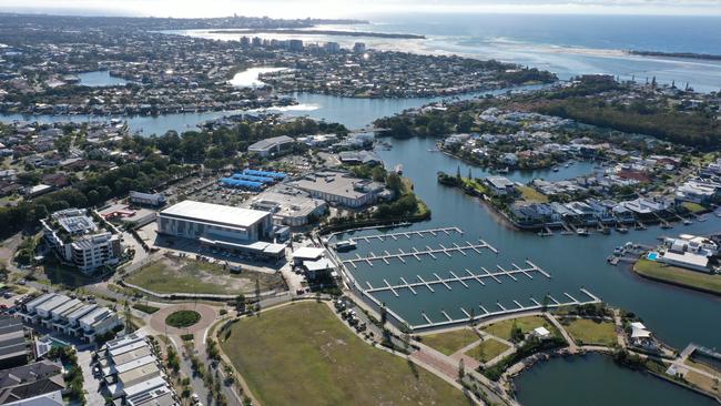 The new $16m Pelican Waters Marina.