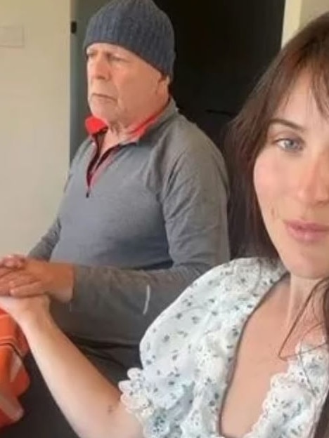 Bruce Willis looks frail in new video with daughter Scout.