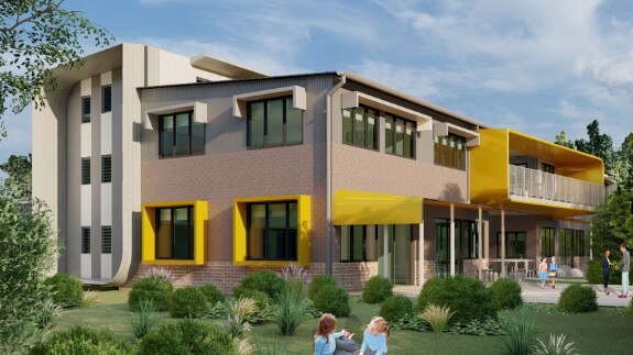 Bletchington Public School’s revamp includes a double-storey block.