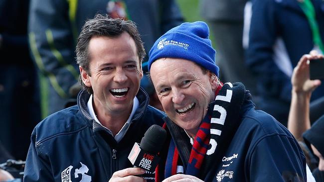 It looked a little different this year, but the Big Freeze raised a record amount of money for FightMND. Picture: Michael Willson/AFL)