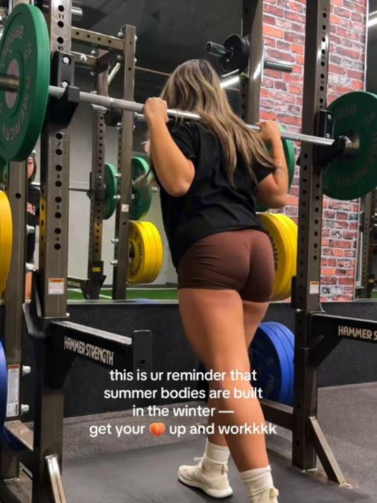 Studies have shown that some gym equipment can harbour 362 times more germs than the average toilet seat. Picture: Instagram/@xhillarynguyen