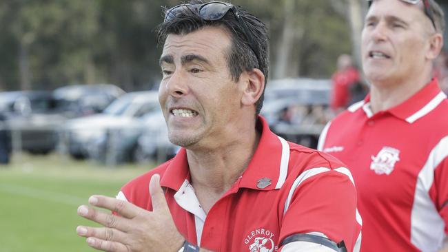 Glenroy coach Ross Terranova supports a top five. Picture: Valeriu Campan