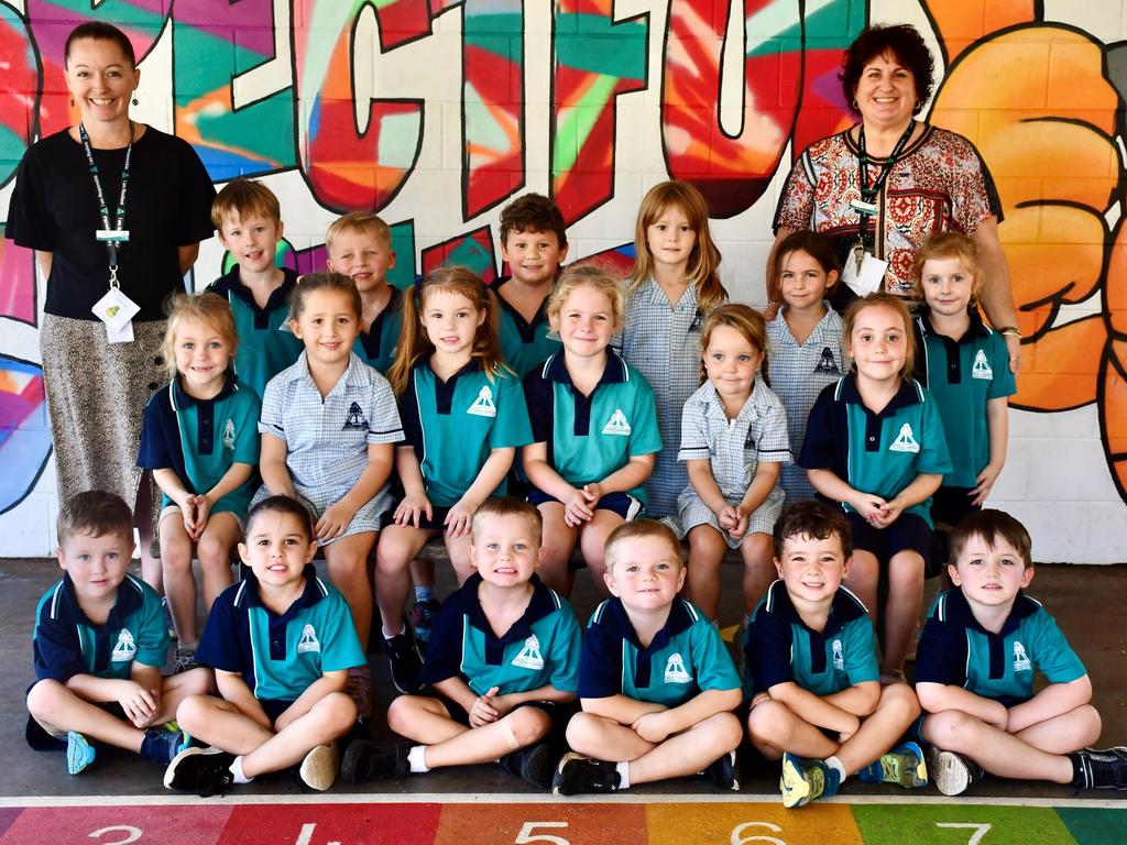 Taranganba State Primary School Class Prep DH:FRONT ROW: Nate, Sophia, Arlo, Max, Cooper, ArcherMIDDLE ROW: Isla, Grace, Gene, Ella, Ivy, PiperBACK ROW: Miss Kelly, Charlie, Eli, Willem, Matilda, Pippa, Isabelle, Mrs Dani