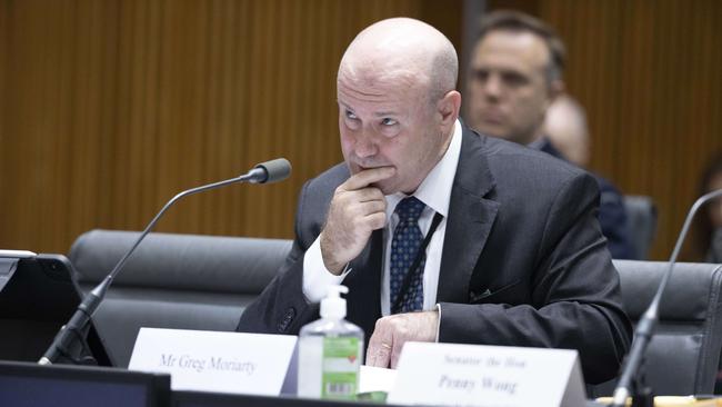 Greg Moriarty, Secretary of the Department of Defence of Australia, said previous assumptions Australia would have 10 years to prepare for a conflict were no longer accurate. Picture: NCA NewsWire / Gary Ramage