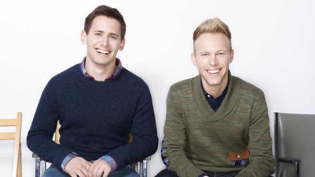 Benj Pasek and Justin Paul, creators of Dear Evan Hansen.