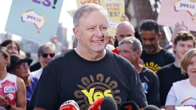 Anthony Albanese will announce the date for the voice referendum on Wednesday but won’t be campaigning every day. Picture: NCA NewsWire/ Sam Ruttyn