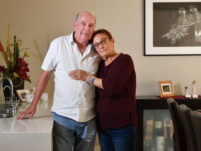 Leon Sharp and partner Ursula Steinberner contracted COVID while on the Ruby Princess cruise ship. The Port Augusta-based couple are among 63 South Australians joining the class action. Picture: Keryn Stevens