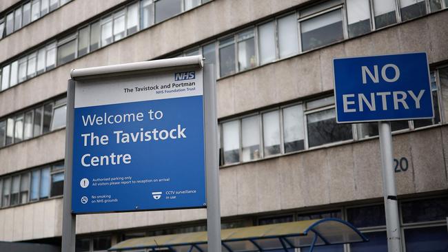 The London building where the Tavistock clinic hosted the Gender Identity Development Service for children, which was closed late last month. Picture: AFP