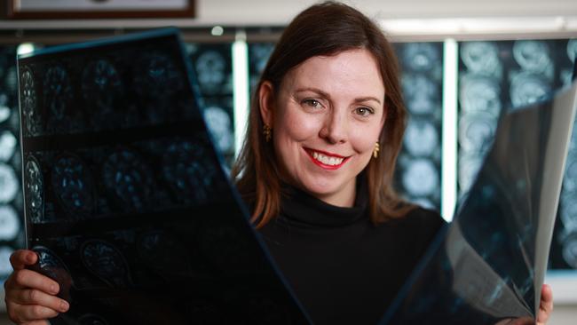 Macquarie University neurologist, CTE researcher Dr Rowena Mobbs. Picture: Justin Lloyd.