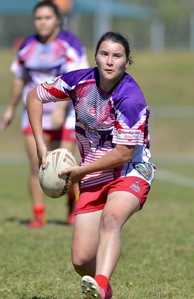 Emu's player Sarah Field.