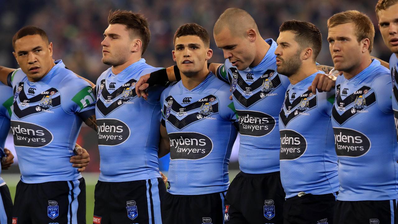 NSW v QLD, Origin I, State of Origin: Blues jerseys, Brad Fittler ...