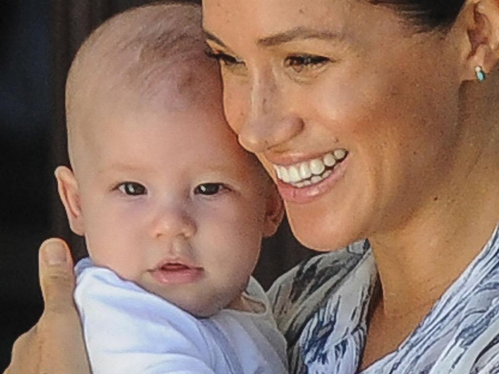 Meghan hold her baby son Archie in 2019. Picture: Henk Kruger / Pool/ AFP