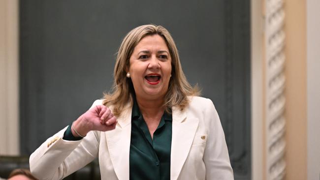 Queensland Premier Annastacia Palaszczuk, pictured in Parliament House in Brisbane on Tuesday. Picture: NCA NewsWire / Dan Peled