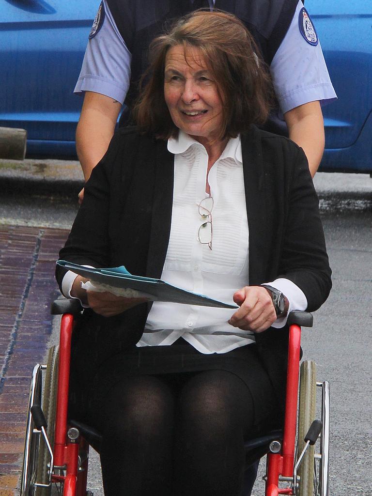 Sue Neill-Fraser arrives at Launceston Supreme Court. Picture: BRUCE MOUNSTER