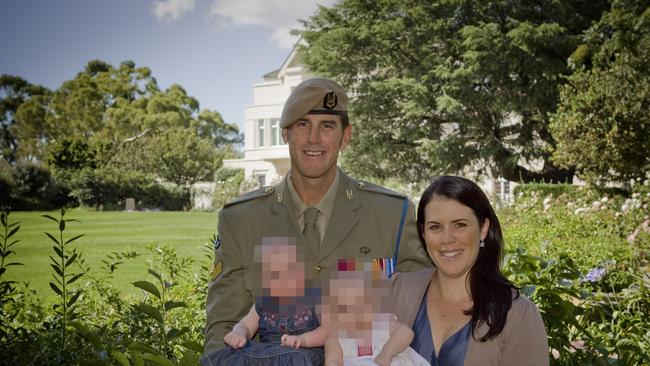 Ben Roberts-Smith and his now ex-wife Emma Roberts. Picture: Lauren Black