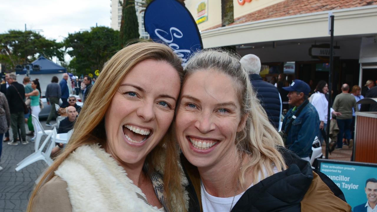 Alyssum Russell and Julie Kavanagh at Main Beach Street Festival, Main Beach. Pic: Regina King