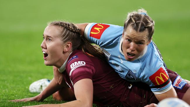 Tamika Upton has been deadly in the past for the Maroons. Picture: Getty Images