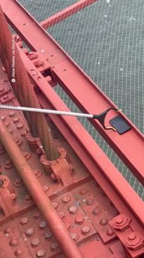 iPhone retrieved off the Golden Gate Bridge