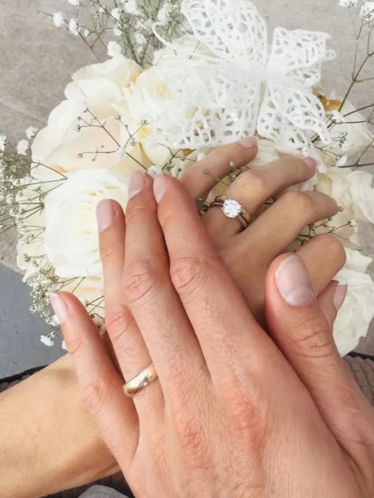 The boxing hero revealed her marriage two weeks before her sad death