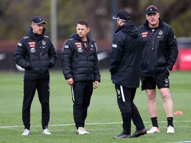 Brendan Bolton (second from left) is set to replace Graham Wright. Picture: Michael Klein