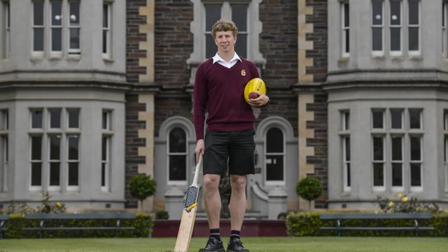 Dual sports star Patrick Weckert at Prince Alfred College. Picture: Roy VanDerVegt