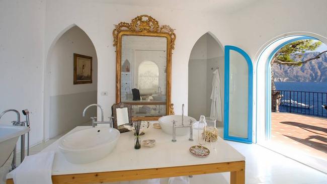 One of the bathrooms. Picture: LuxuryItalianIsland.com