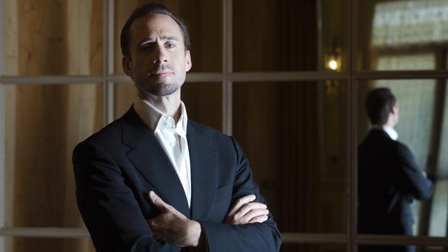 Actor Joseph Fiennes poses for portraits for the film Risen in Rome, Thursday, Feb. 4, 2016. Actors Joseph Fiennes and Maria Botto are in Rome to promote the film Risen, based on the Biblical story of the Resurrection of Jesus. (AP Photo/Domenico Stinellis)