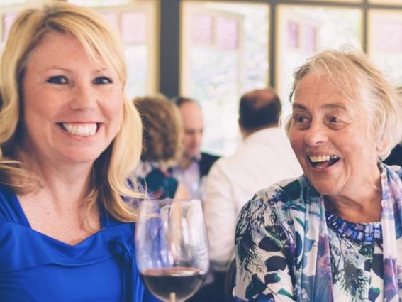 Tia McCarthy with her mum Margaret Reid.