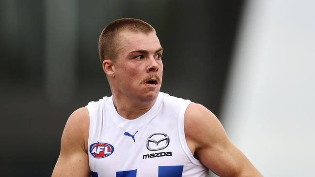 North Melbourne forward Cameron Zurhaar is set to return from a week out with concussion. Picture: Michael Klein