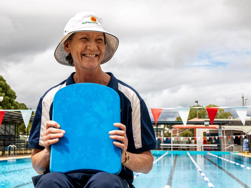 Kingaroy pool manager and coach Terry Dunn went above and beyond to keep her swimmers in tip top shape for nationals during lockdown. Picture: Dominic Elsome