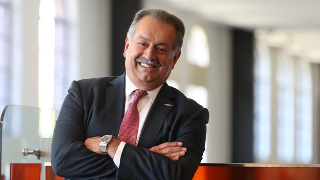 Andrew Liveris says a switch to gas would cut prices and emissions. Picture: Lyndon Mechielsen