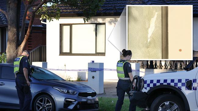 A house on Mills St in Altona North has been shot up in an early morning attack. Picture: David Crosling