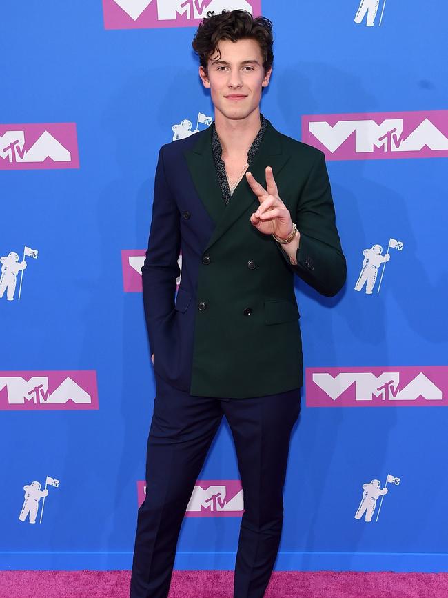 Shawn Mendes. Picture: AFP