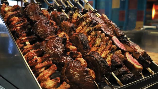 Braza Churrascaria’s churrassco skewers. Picture: Jenifer Jagielski