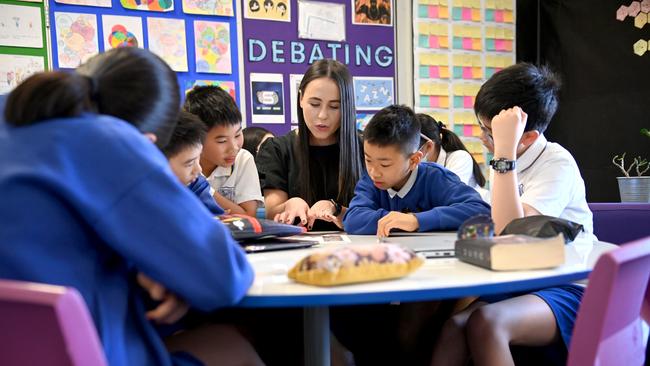 Rates of university students applying to teaching degrees have increased by. Picture: NewsWire/ Jeremy Piper