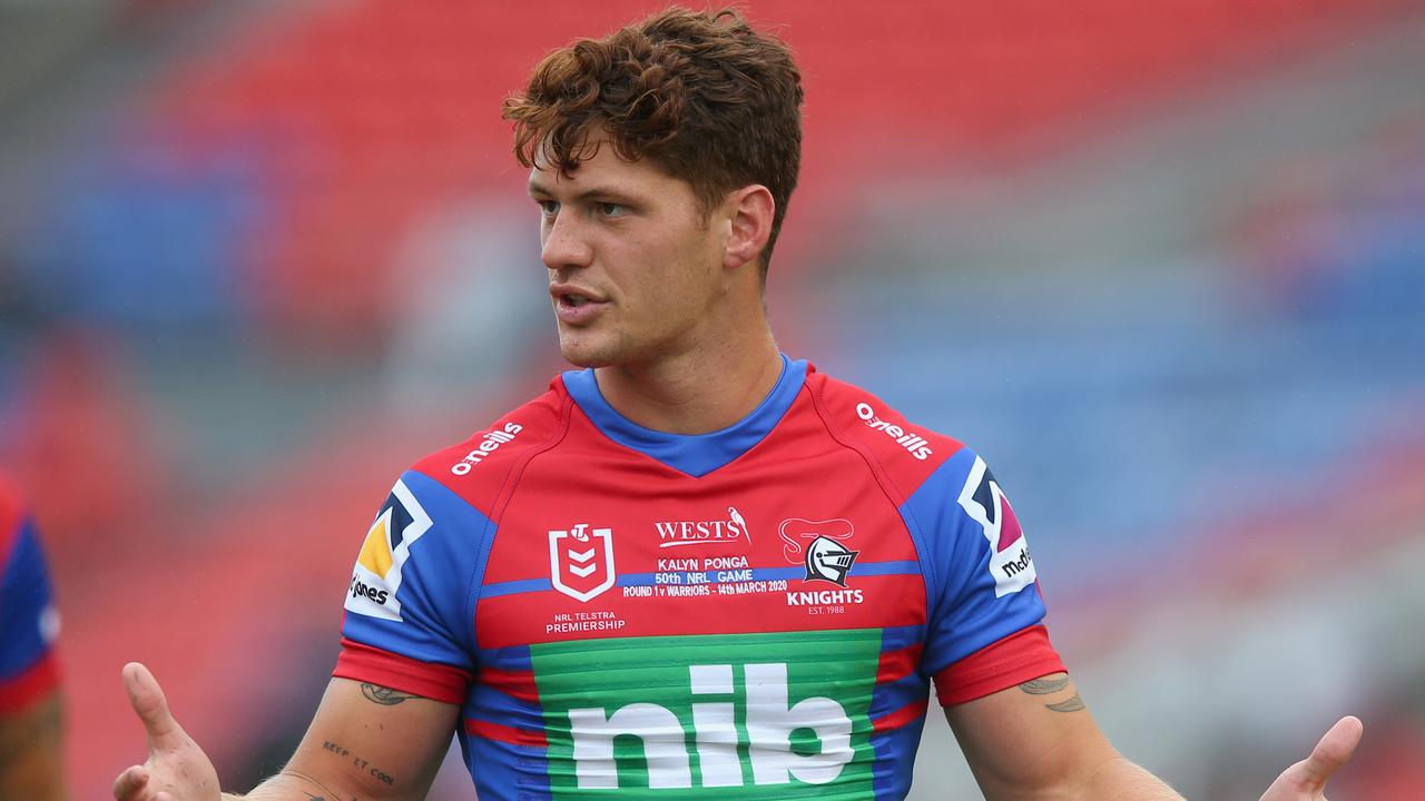 Kalyn Ponga of the Newcastle Knights.