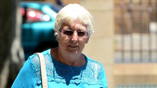 Dale McCauley’s sister Sandra Cole-Stokes outside Adelaide Magistrates Court. Picture: Mark Brake