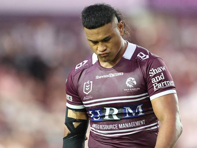 Haumole Olakau'atu. Picture: Jeremy Ng/Getty Images