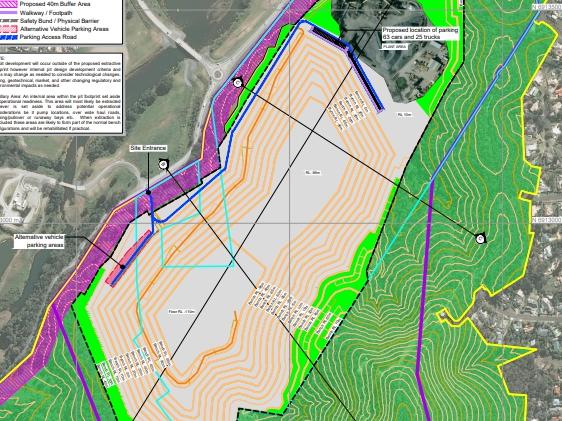 Oxenford quarry to stage nine development - the quarry plant moves to the north, closer to residential homes.