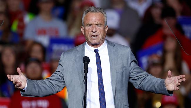 Donald Trump has nominated former Republican presidential candidate Robert F. Kennedy Jr. to be the US Secretary of Health and Human Services. Picture: Kamil Krzaczynski/AFP