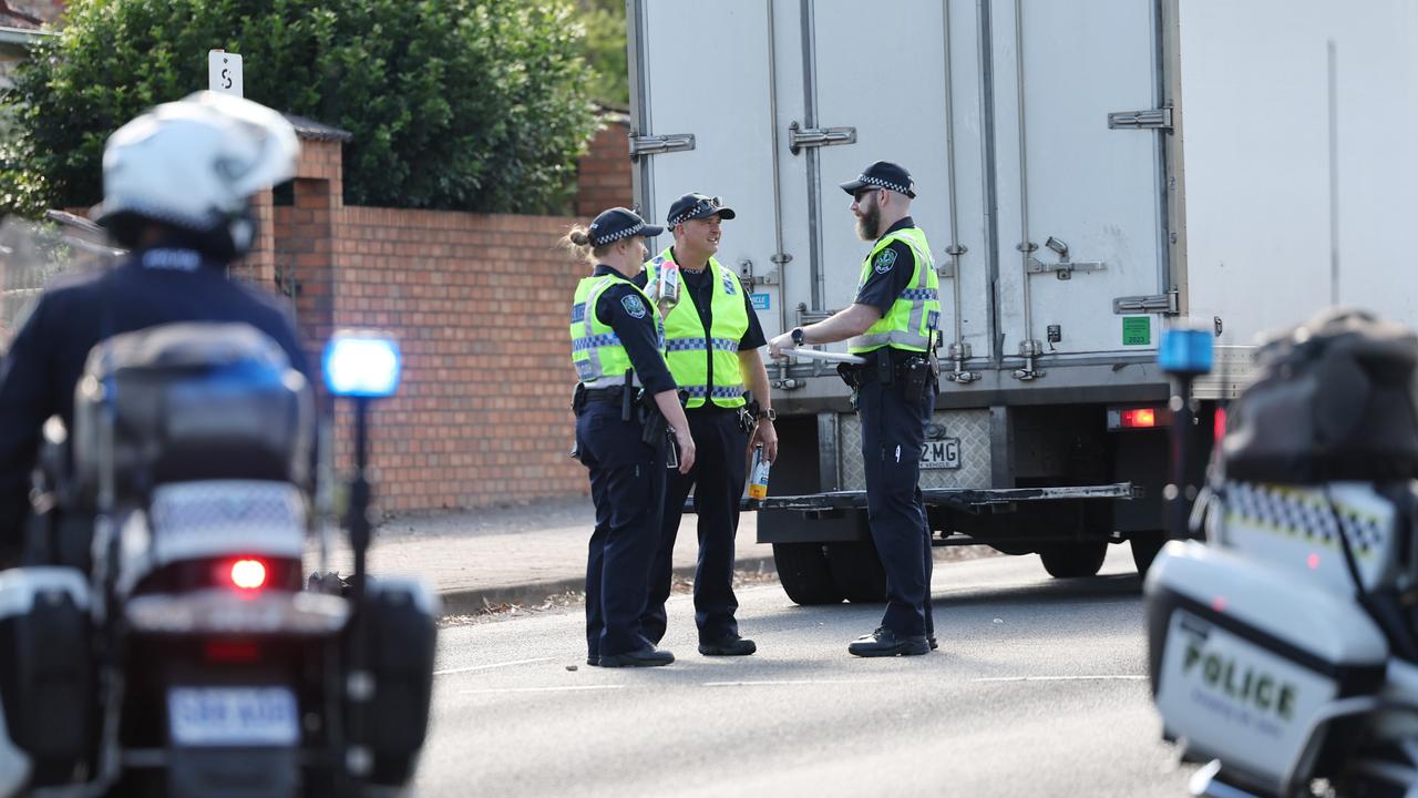 Kensington Rd was closed for several hours while Major Crash officers investigated on Wednesday. Picture: NewsWire/David Mariuz