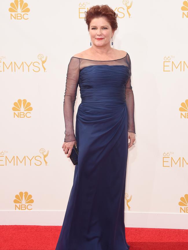 Kate Mulgrew attends the 66th Annual Primetime Emmy Awards.