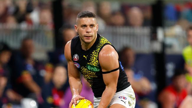 Dion Prestia has been managed with soreness. Picture: Dylan Burns/AFL Photos via Getty Images