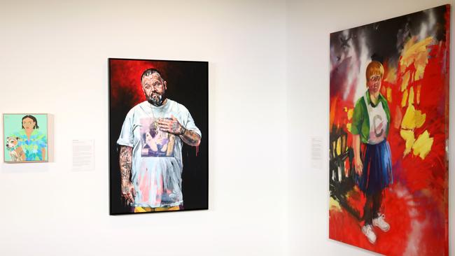 The Archibald Prize 2020 exhibition at the Art Gallery of NSW. Picture: NCA NewsWire / Damian Shaw